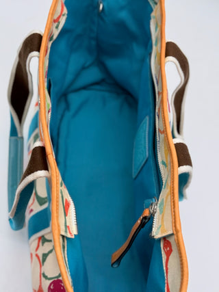 COACH Hampton Multicolor Scribble Tote