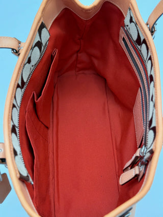 COACH Signature Hampton Handbag