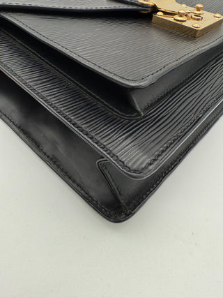Louis Vuitton Monceau Epi Leather Black