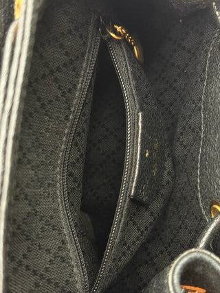 Gucci Vintage Suede Bamboo Backpack