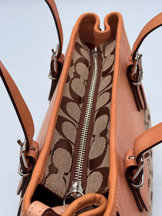 COACH Signature Hampton Handbag