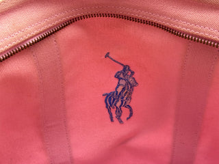 Ralph Lauren Canvas Pink Tote