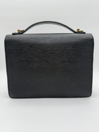 Louis Vuitton Monceau Epi Leather Black