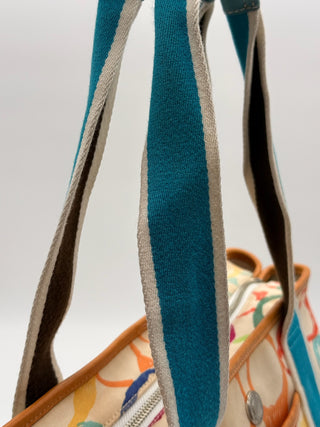 COACH Hampton Multicolor Scribble Tote