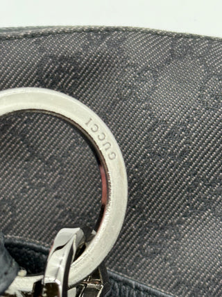 Gucci Black GG Monogram Canvas Hobo Bag