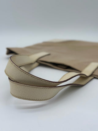 Prada Cinghiale-Trimmed Canapa Tote