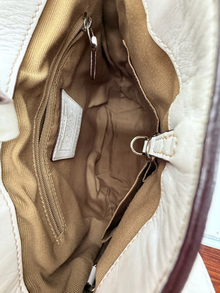 COACH Shoulder Bag Signature White