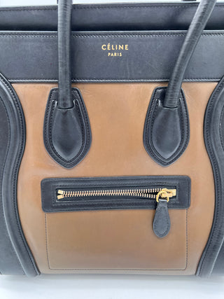 CELINE Mini Tricolor Luggage Medium