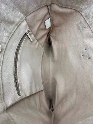 Prada Cinghiale-Trimmed Canapa Tote