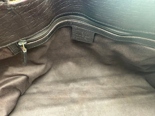 Gucci Buckle Canvas Tote