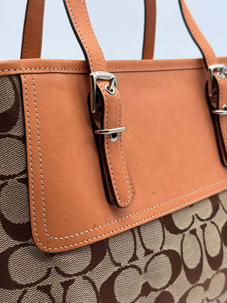 COACH Signature Hampton Handbag