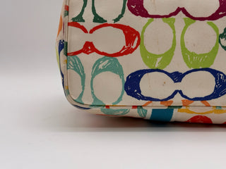 COACH Hampton Multicolor Scribble Tote