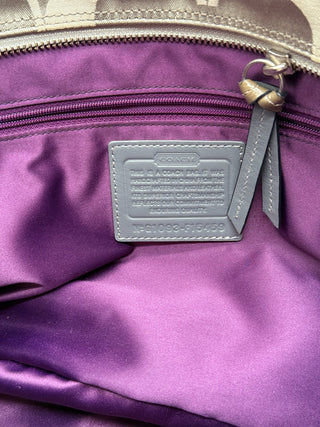 COACH Patchwork Brown Shoulder Bag