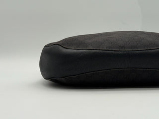 Gucci Black GG Monogram Canvas Hobo Bag
