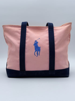 Ralph Lauren Canvas Pink Tote