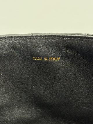 Chanel Vintage Leather Matelasse Coco Mark Tassel Chain Bag