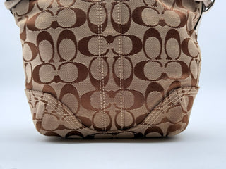 COACH Shoulder Bag Signature White