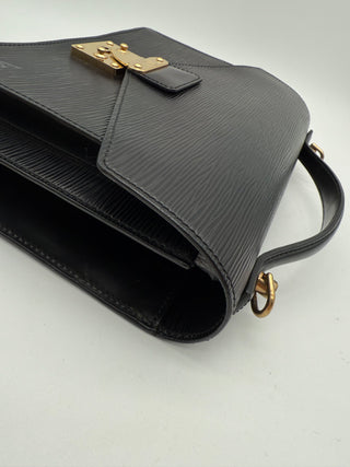 Louis Vuitton Monceau Epi Leather Black