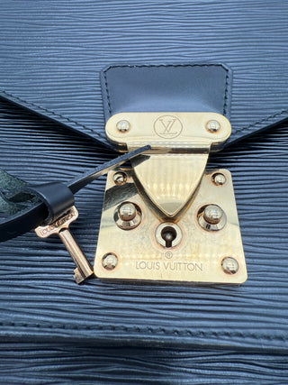 Louis Vuitton Monceau Epi Leather Black