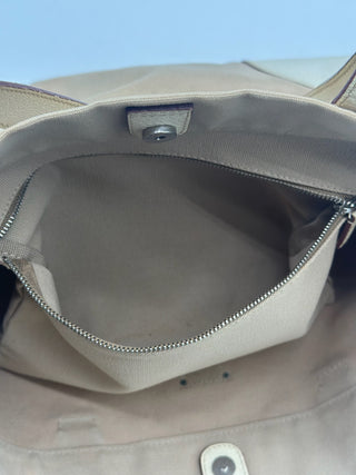 Prada Cinghiale-Trimmed Canapa Tote