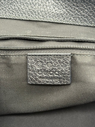 Gucci Black GG Monogram Canvas Hobo Bag
