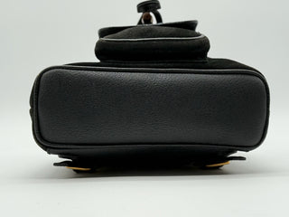 Gucci Vintage Suede Bamboo Backpack