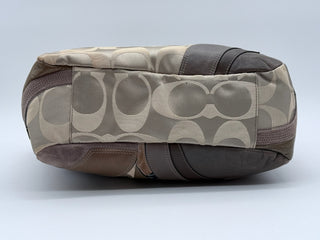 COACH Patchwork Brown Shoulder Bag