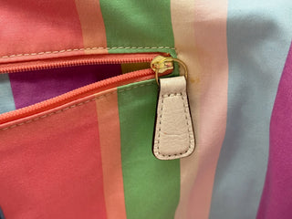 COACH Hamptons Straw Applique Tote