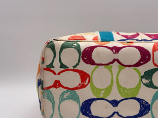 COACH Hampton Multicolor Scribble Tote