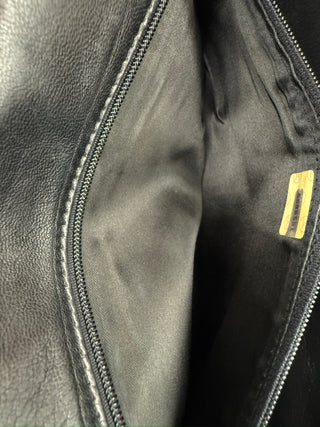 Chanel Vintage Leather Matelasse Coco Mark Tassel Chain Bag