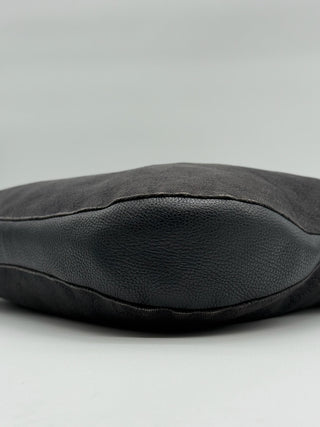 Gucci Black GG Monogram Canvas Hobo Bag