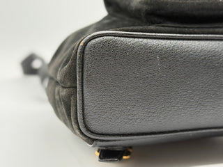 Gucci Vintage Suede Bamboo Backpack