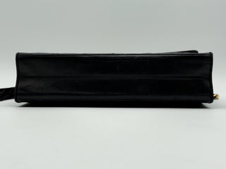 Chanel Vintage Leather Matelasse Coco Mark Tassel Chain Bag