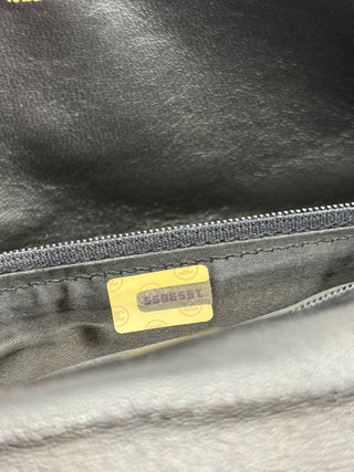 Chanel Vintage Leather Matelasse Coco Mark Tassel Chain Bag