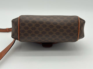 CELINE Vintage Macadam Brown Medium Crossbody