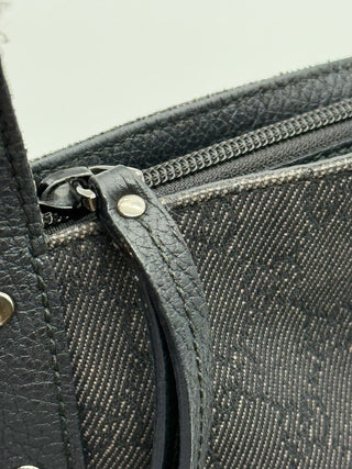 Gucci Black GG Monogram Canvas Hobo Bag