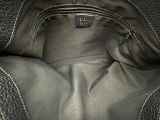 Gucci Black GG Monogram Canvas Hobo Bag