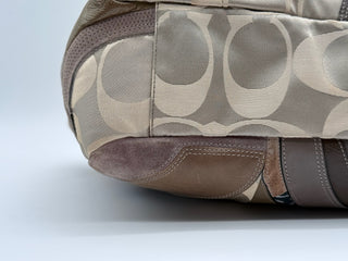 COACH Patchwork Brown Shoulder Bag