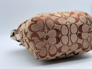 COACH Shoulder Bag Signature White