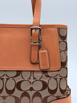 COACH Signature Hampton Handbag
