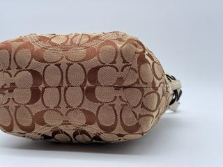 COACH Shoulder Bag Signature White