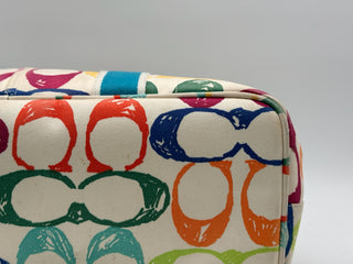 COACH Hampton Multicolor Scribble Tote