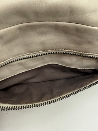 Bottega Veneta Intrecciato Leather Body Bag Ivory