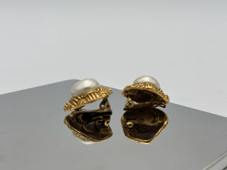Chanel Vintage Pearl Earrings
