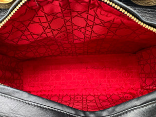 DIOR Lady Dior Lambskin Large Black