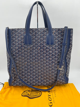 GOYARD Goyardine Voltaire 2-way Crossbody Large Blue