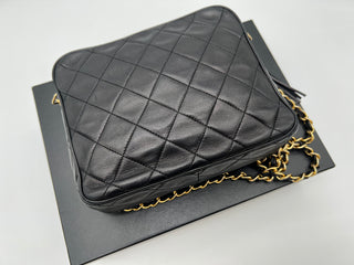 CHANEL Vintage 24K GHW Diamond Camera Bag