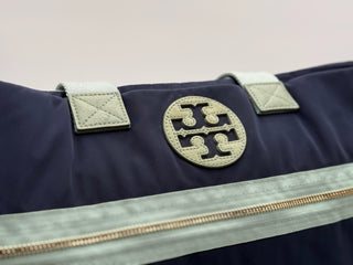 Tori Burch Navy Blue Tote