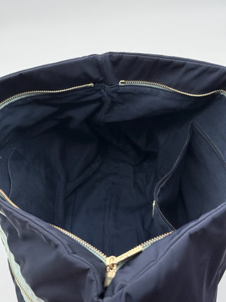 Tori Burch Navy Blue Tote