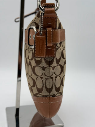 Coach Shoulder Bag Signature Brown